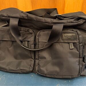 Lipault Black Weekend Bag - no longer sold - versatile travel bag